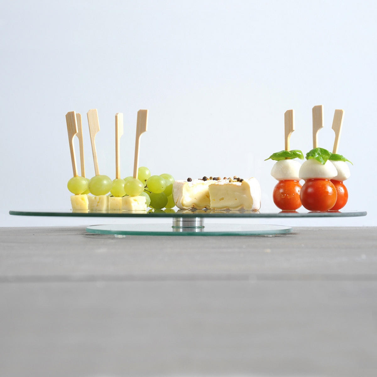 GLAS-SERVIERPLATTE Transparent 35/35/2 cm - Transparent, Glas (35/2cm) - Kesper
