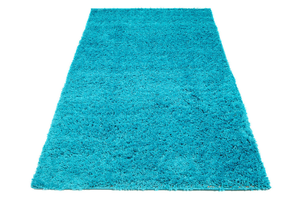 TEPPICH TURQUOISE türkis 200/300 cm - Türkis, Kunststoff (200/300cm) - Tapiso