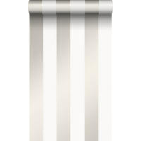 TAPETE Streifen 53 cm x 10.05 m - Weiß, Papier (53/1000cm) - Origin Wallcoverings