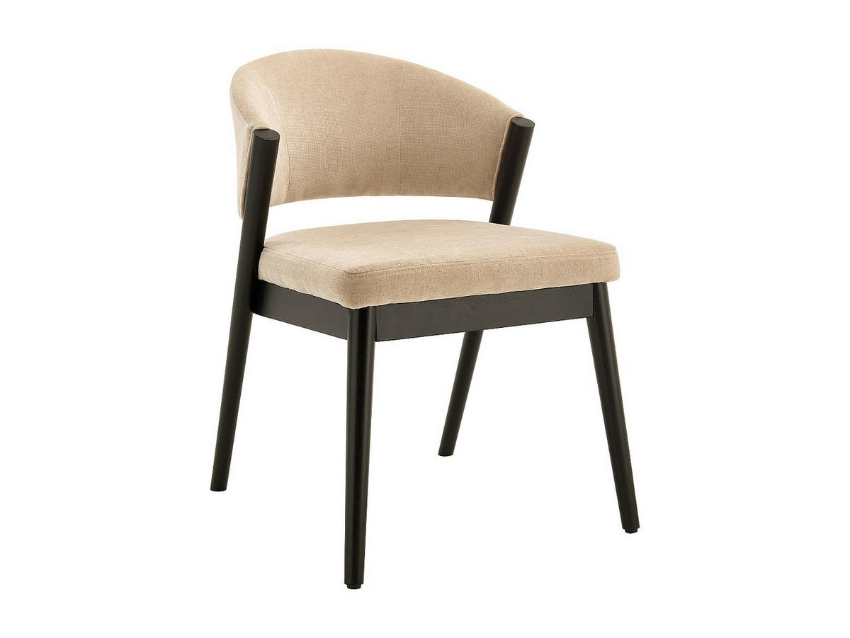 STUHL - 53.5 cm x 64 cm - Stoff - Beige ZELVYN - Beige, Textil (53.5/76/64cm) - Vente-Unique