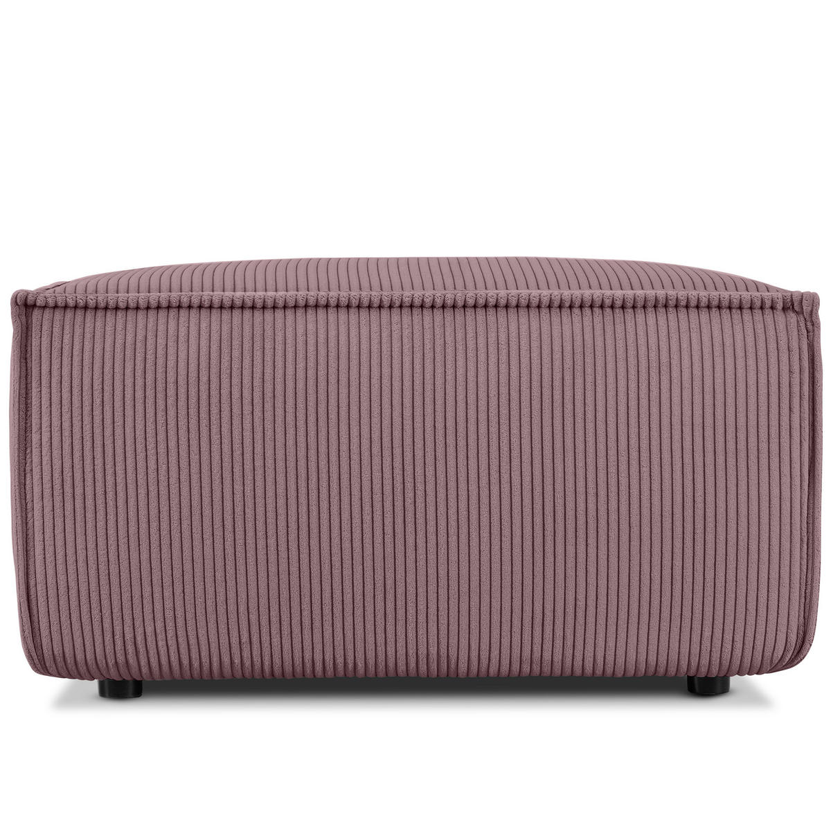 SITZPOUF NAPI gefederte Sitzfläche, hellviolett - Violett/Schwarz, Textil (83/45/83cm) - KONSIMO®