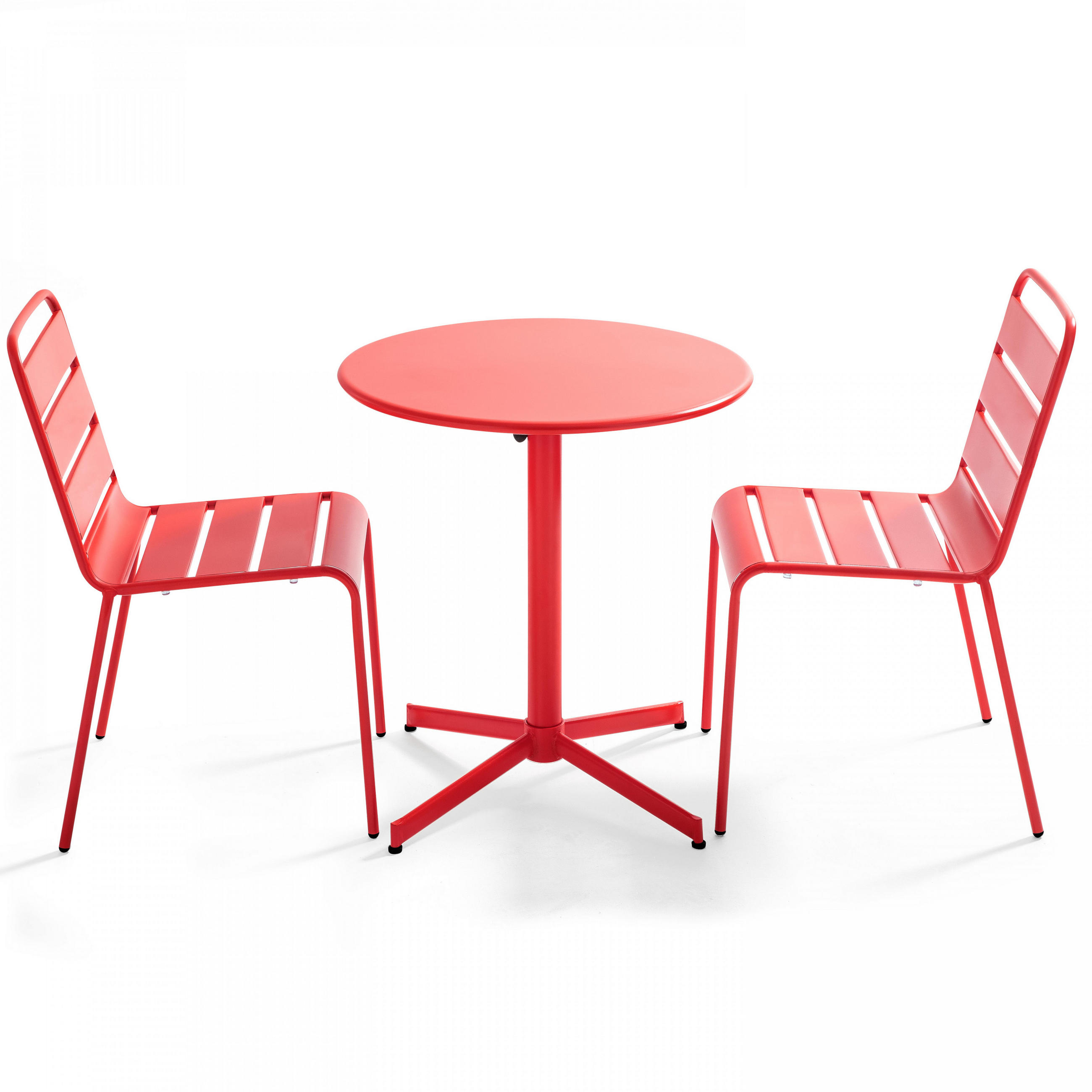 GARTENSET 3-tlg, Rot - Rot, Metall - Oviala