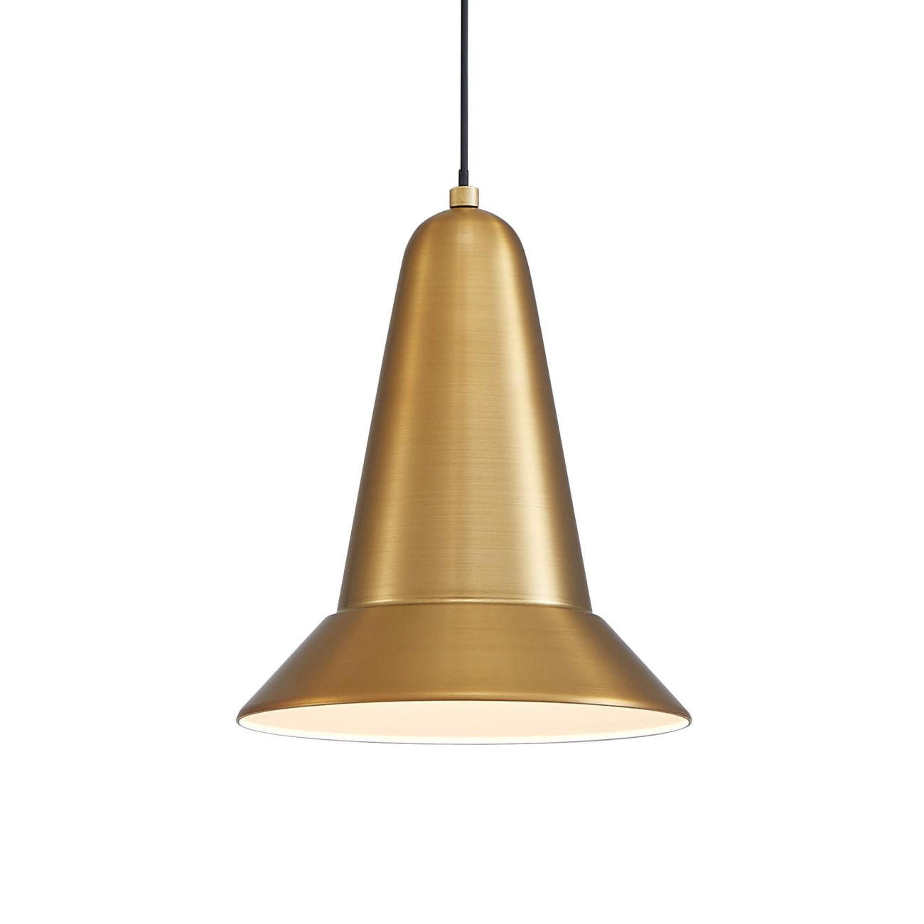 HÄNGELEUCHTE Nerla, Gold / Messing, 15.5cm, Dimmbar - Goldfarben, Metall (15/13/15.5cm) - KOSILUM