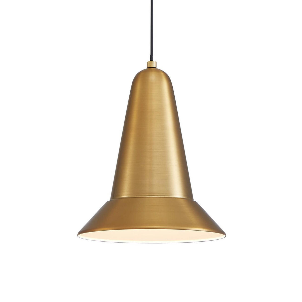 HÄNGELEUCHTE Nerla, Gold / Messing, 15.5cm, Dimmbar - Goldfarben, Metall (13.5/13.5/15.5cm) - KOSILUM
