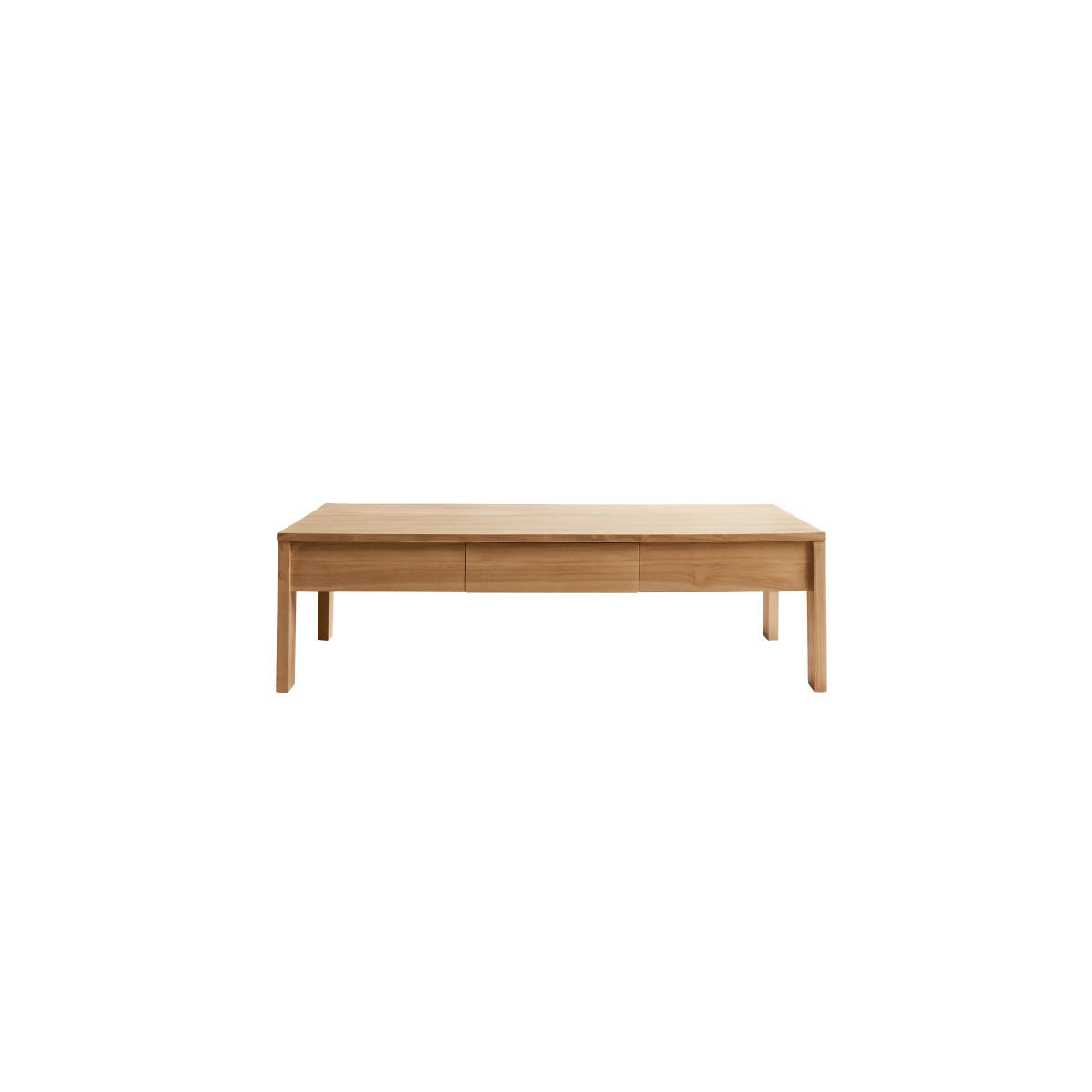 COUCHTISCH Eden Natur aus Teak - Naturfarben, Holz (80/120/35cm) - Tikamoon