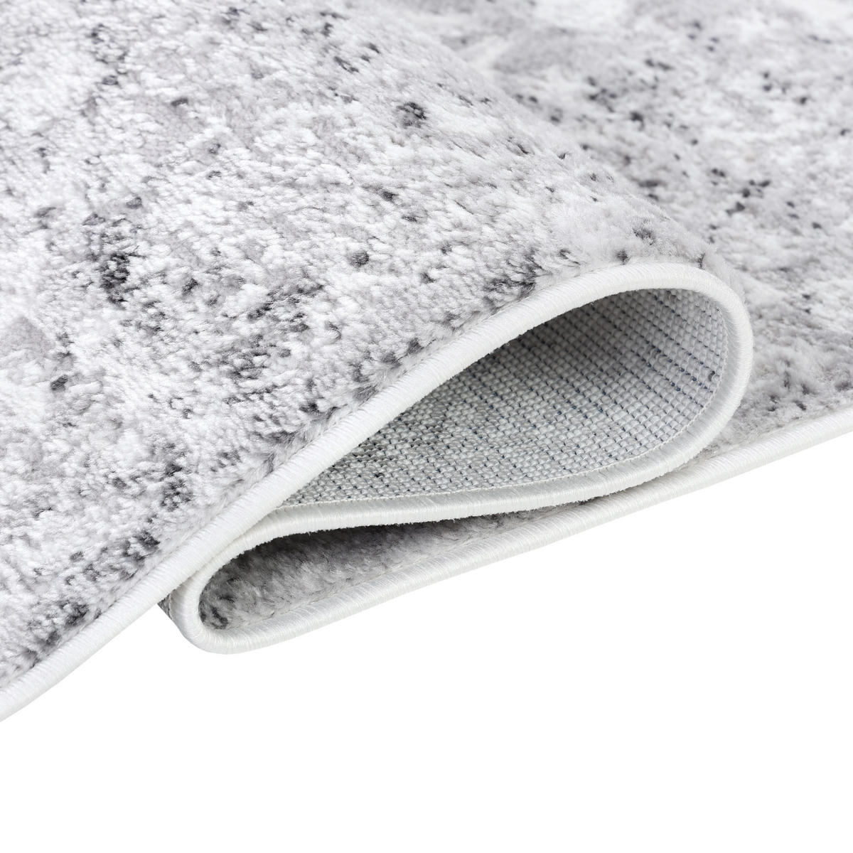 TEPPICHLÄUFER SKY hellgrau vintage 100/200 cm - Hellgrau, Textil (100/200cm) - Tapiso