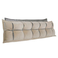 RÜCKENKISSEN Dekokissen Doppelschicht - Weiß, Textil (32/200/48cm) - Vercart