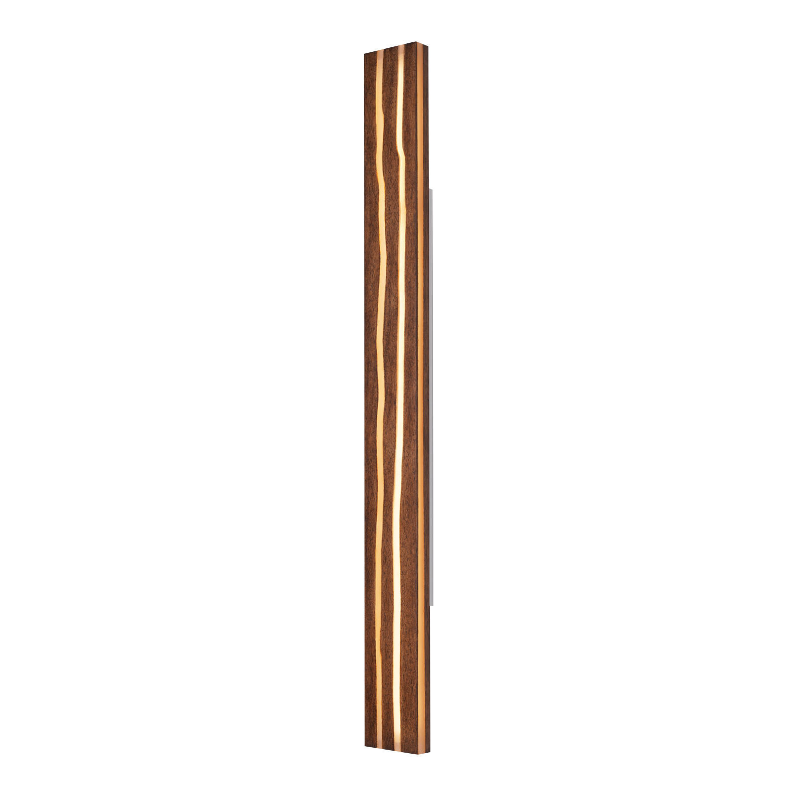 LED WANDLEUCHTE Zovlon 100/10/6.5 cm - Braun, Holz/Metall (10/6.5/100cm) - ZMH