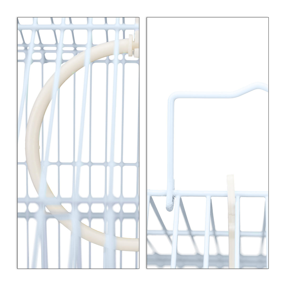 VOGELKÄFIG - Multicolor, Kunststoff/Metall (39.5/49/32cm) - Relaxdays