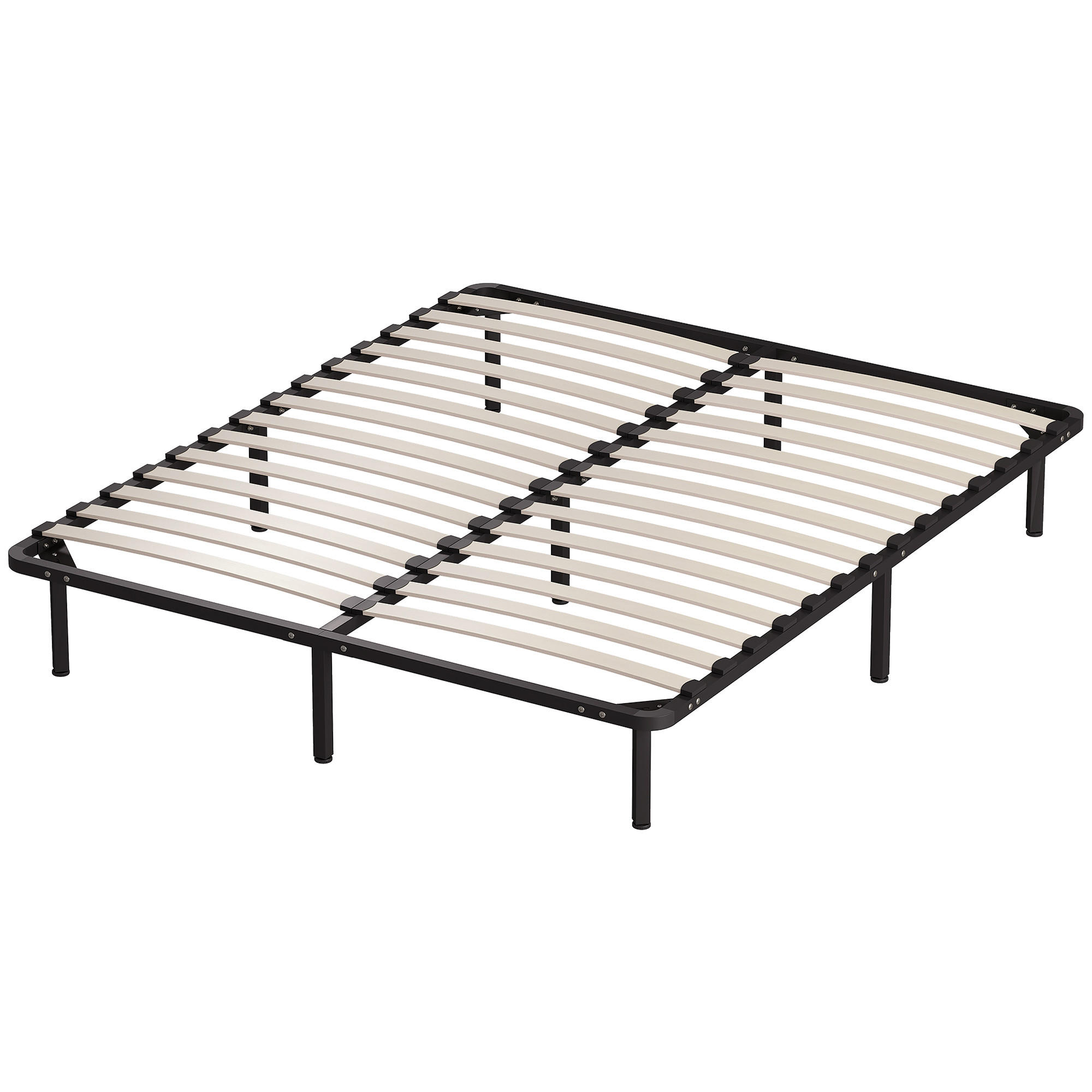 BETT 160x190 cm DE-14628 mit Lattenrost und Stauraum Schwarz - Schwarz, Metall (160/190cm) - ComfortXL