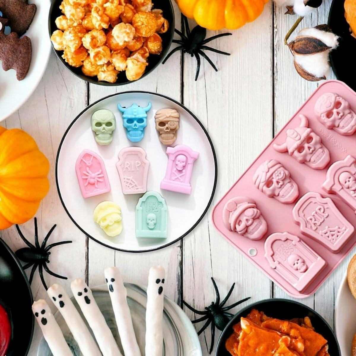SILIKONFORM Halloween 2-teiliges Set - Rosa, Kunststoff (13.2/2.3/19.8cm)