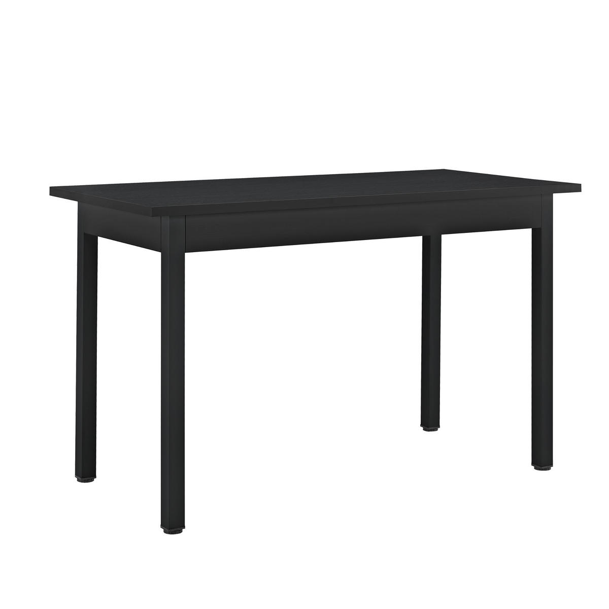 ESSGRUPPE Honningsvåg - Schwarz/Grau, Holzwerkstoff/Textil (120/75/60cm) - [en.casa]