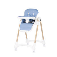 HOCHSTUHL Candy Shop hellblau 4 Räder, verstellbare Fußstütze, faltbar, Sicherheitsgurt, Tablett - Blau, Metall (49/96/83cm) - Chipolino