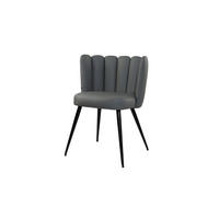 ESSZIMMERSTUHL JADA Grau Kunstleder - Grau, Textil (59/79/55cm) - KAWOLA