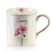 BECHER Mes rosa 8.5/10/9 cm Porzellan - Rosa, Keramik (0.32L) - Mondex