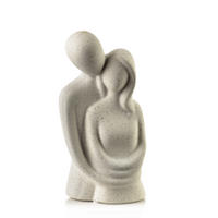DEKORAČNÍ figurka Manon, polyresin, béžová - béžová, plast/kámen (9.5/19.5/9.5cm) - Mondex