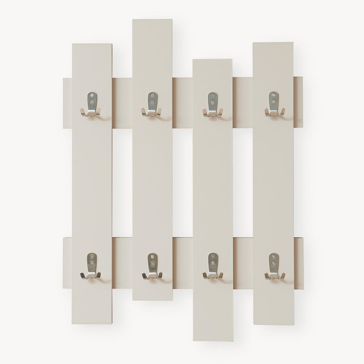 WANDGARDEROBE Raseborg - Beige, Holzwerkstoff (60/80/3cm) - [en.casa]