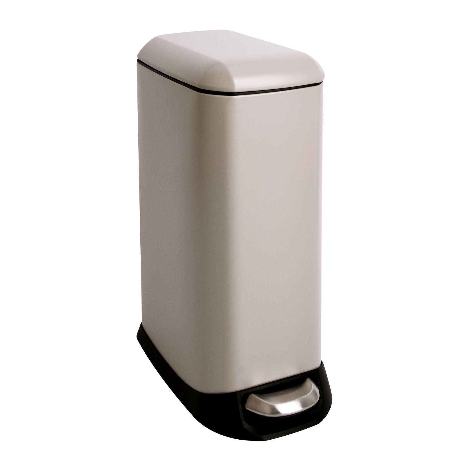 MÜLLEIMER TS12 12L Taupe - Taupe, Metall (20/47/35cm) - SVITA