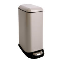 MÜLLEIMER TS12 12L Taupe - Taupe, Metall (20/47/35cm) - SVITA