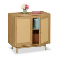 SIDEBOARD - Hellbraun, Holz/Holzwerkstoff (80/75/40cm) - Relaxdays