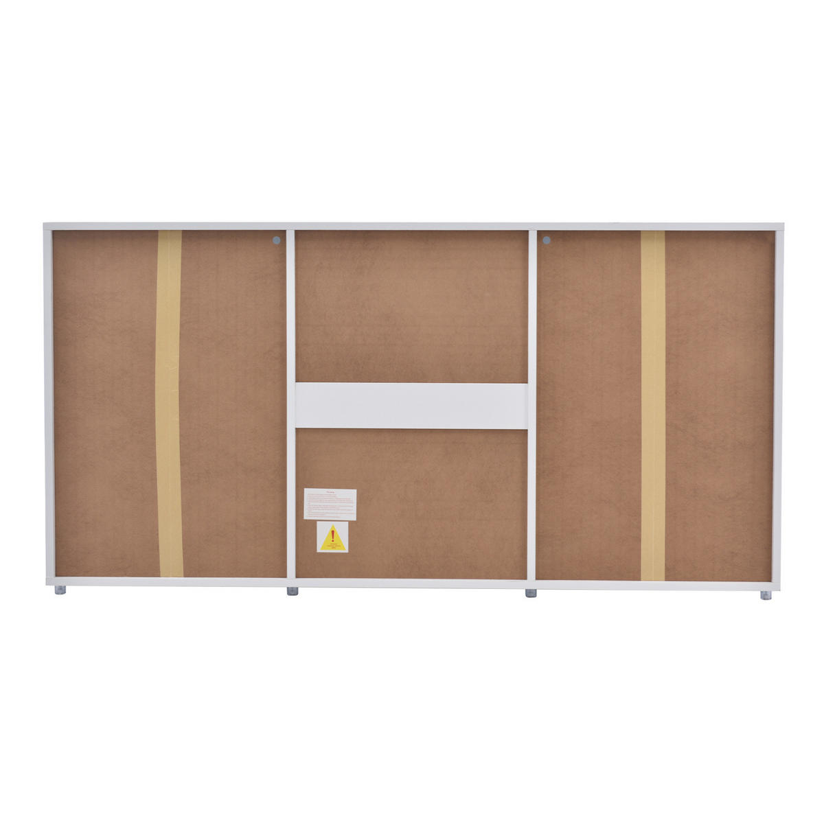 SIDEBOARD 140/35/70 cm Weiß aus MDF mit LED-Beleuchtung - Weiß, Holzwerkstoff (35/70/140cm) - OKMYHOME
