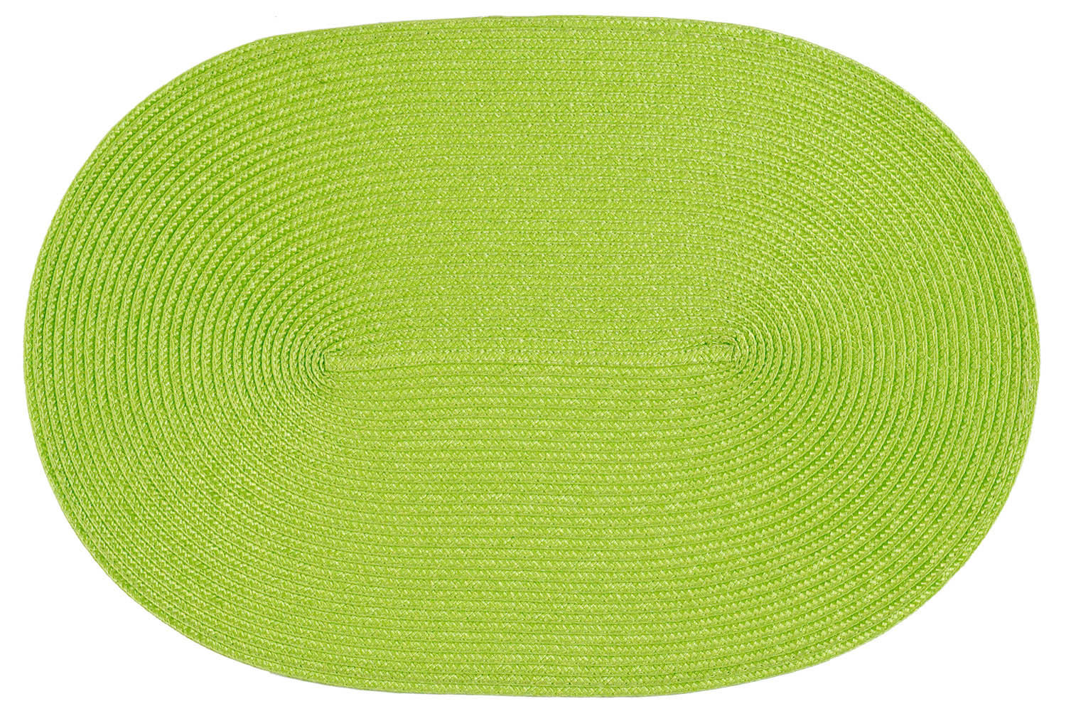 PLATZSET Polypro Anis oval ca. 45x30 cm Platzdeckchen Tischset - Limette, Kunststoff (30/45cm) - TiborTex