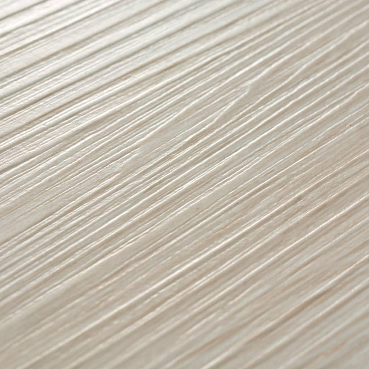 VINYLBODEN PVC-Dielen selbstklebend Hellbraun 5,02m² - Hellbraun, Kunststoff (91.5/15.2/1.3cm) - DELUKE