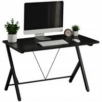 SCHREIBTISCH schwarz 100x50x75 cm - Schwarz, Holzwerkstoff (50/100/75cm)