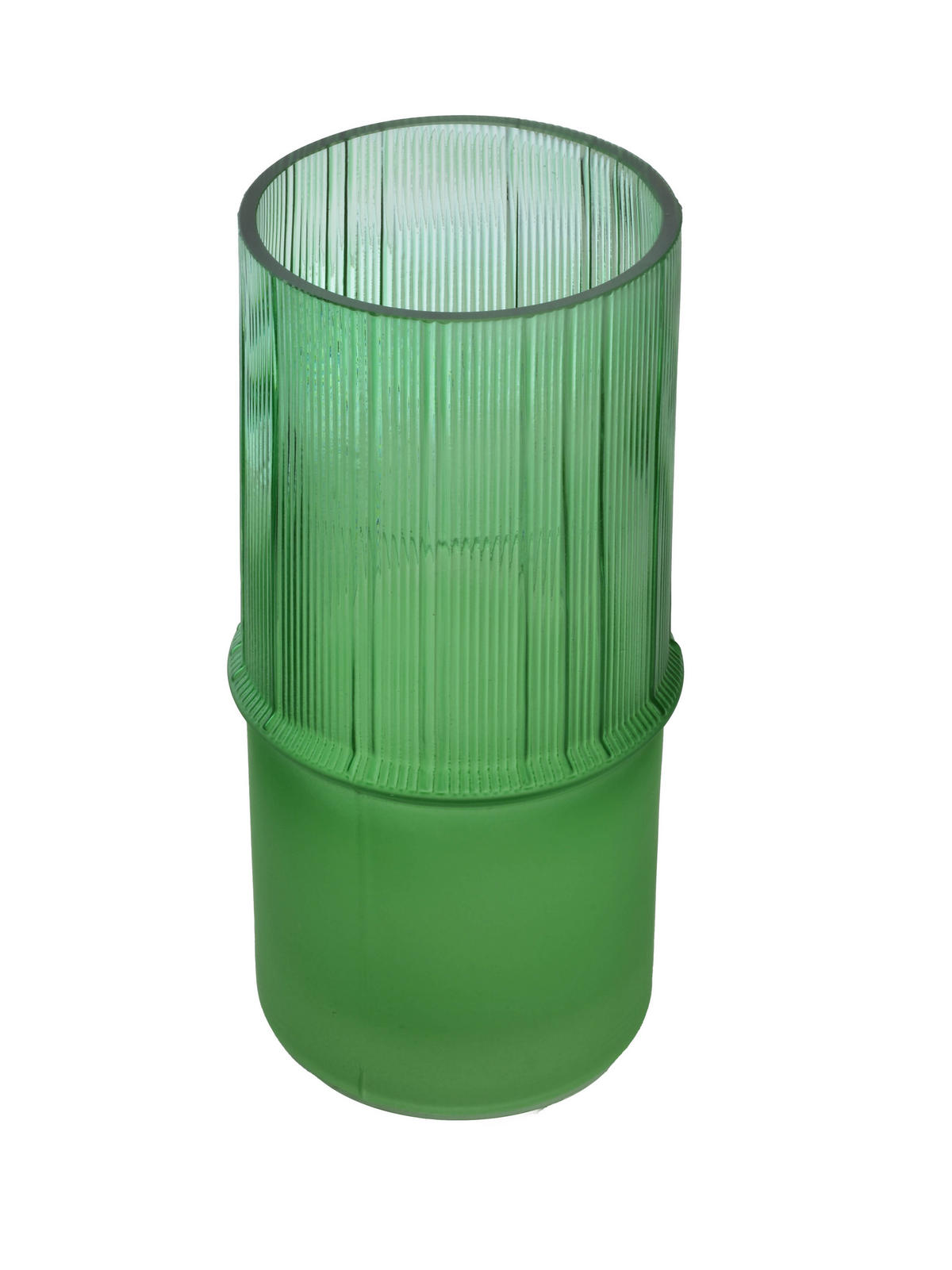 VASE Serenite Grün 11/11/22 cm Glas - Grün, Glas (22cm) - Mondex