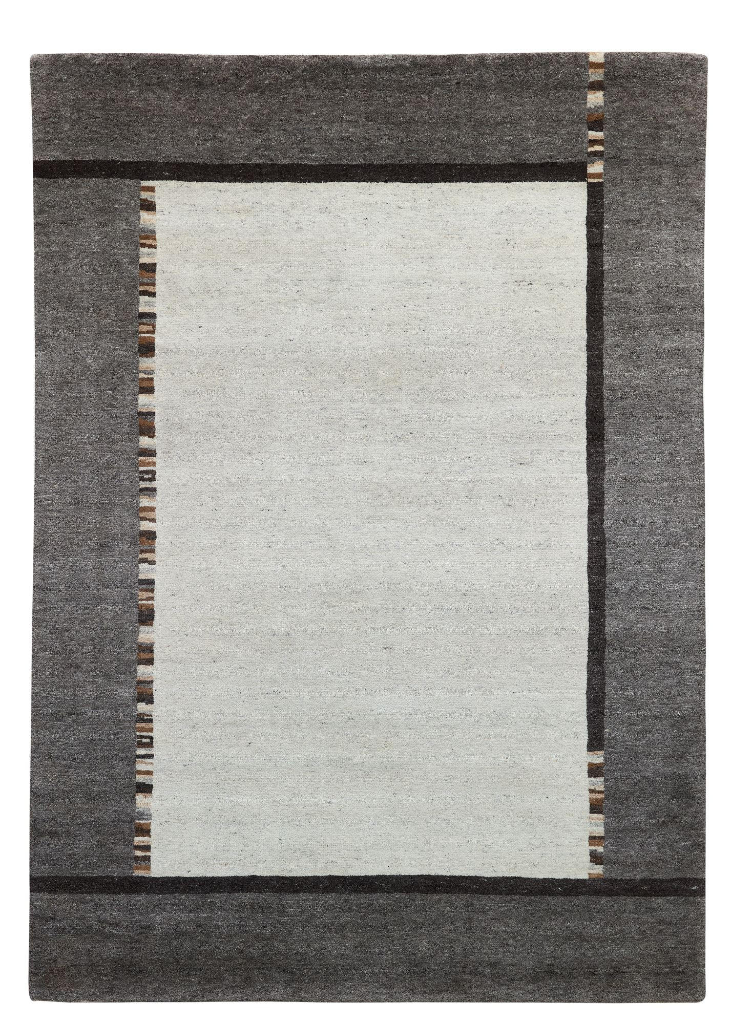WOLLTEPPICH Heaven 120x180 cm - Grau, Textil (120/180cm) - Natur Pur