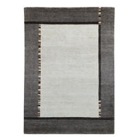 WOLLTEPPICH Heaven 70x140 cm - Grau, Textil (70/140cm) - Natur Pur