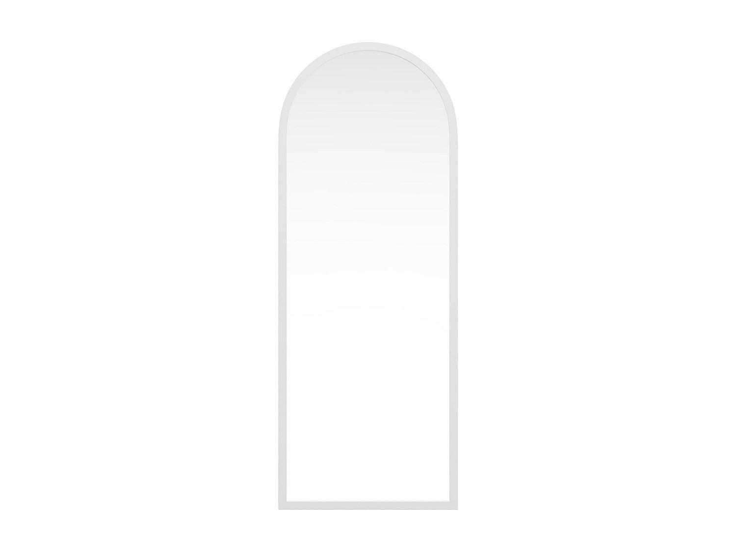 GROSSER bogenförmiger Spiegel - Paulownia-Holz - 65 x 170 cm - Weiß - SHANGI - Weiß, Holz (65/170/3cm) - Vente-Unique