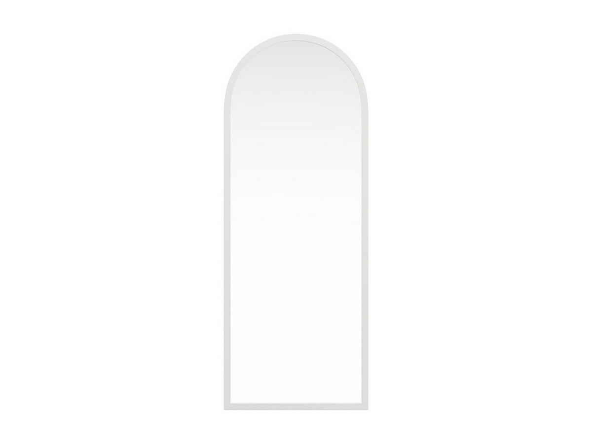 GROSSER bogenförmiger Spiegel - Paulownia-Holz - 65 x 170 cm - Weiß - SHANGI - Weiß, Holz (65/170/3cm) - Vente-Unique