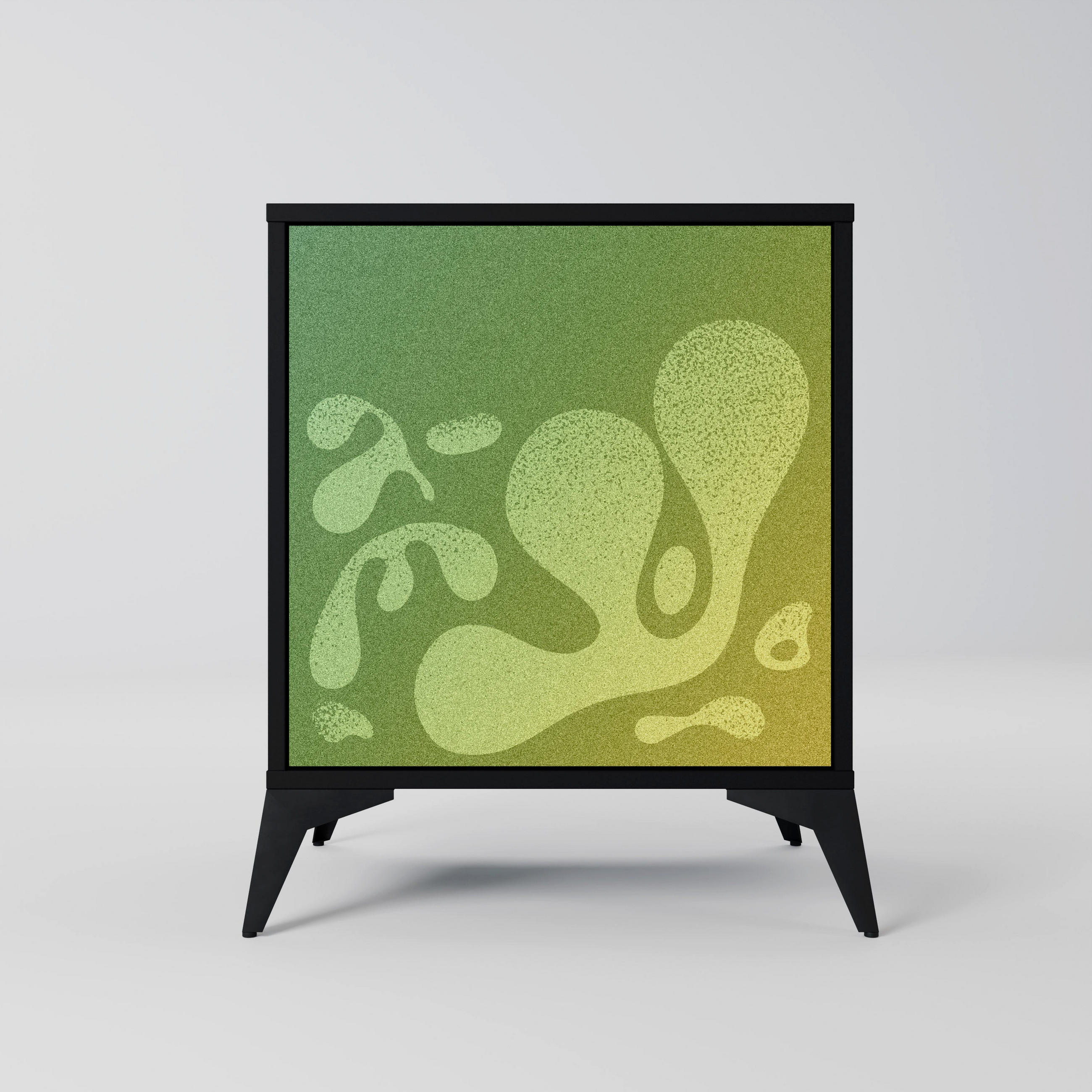 SpaceRebels Sideboard Schwarz 57.5x70.5x42 cm