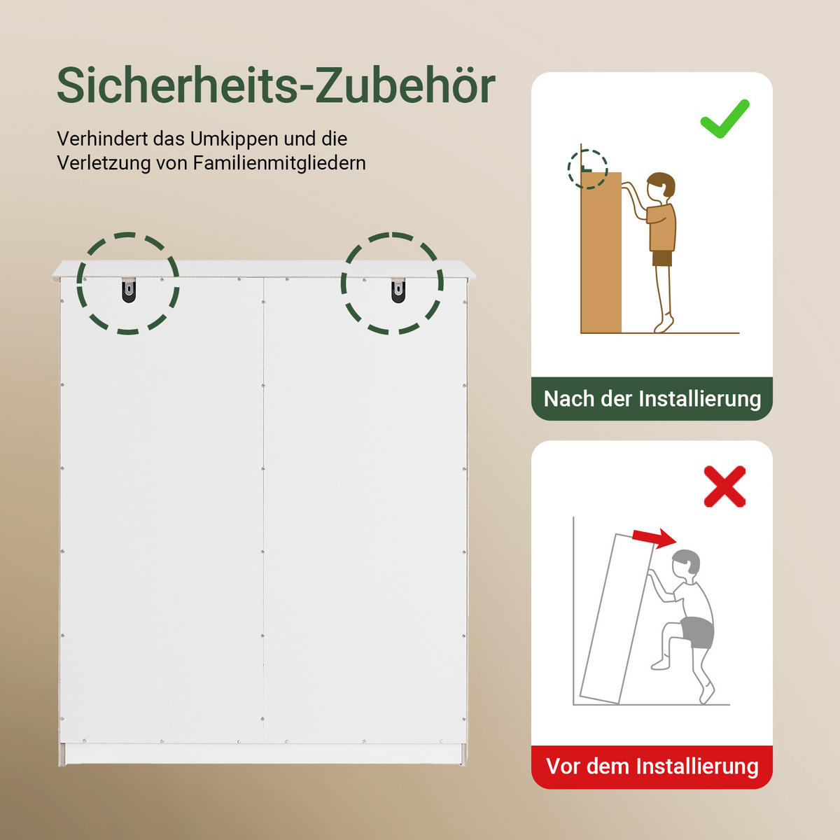 WÄSCHESCHRANK Weiß - Weiß, Holzwerkstoff (78/90/38cm) - SoBuy