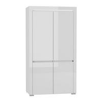 SCHRANK 2 Türen Kasla Weiß - Weiß, Holzwerkstoff (106/195/56cm) - Petits-meubles