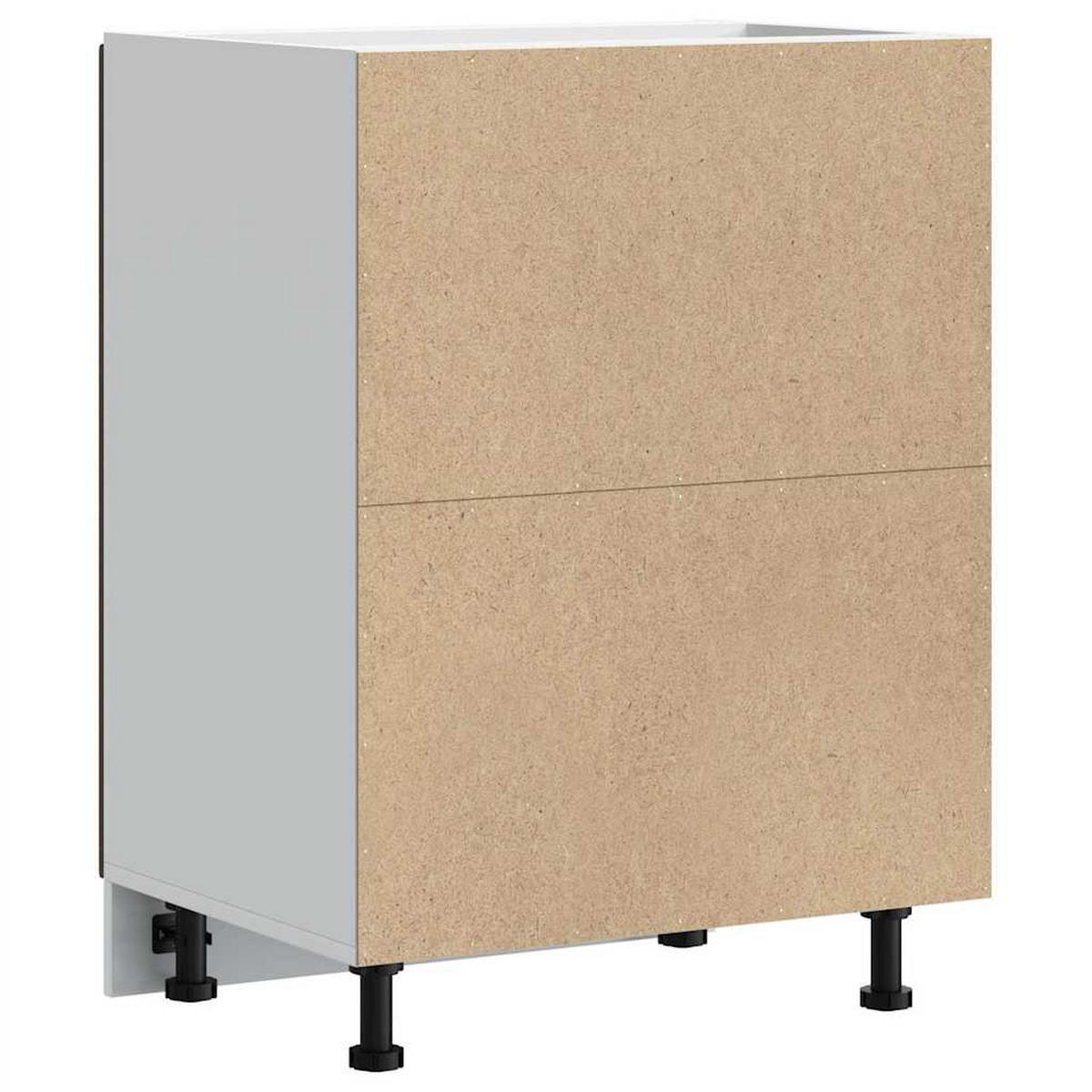 KÜCHENUNTERSCHRANK Theo Braun Eichen-Optik 60x46x81,5 cm - Eichefarben, Holz (60/81.5/46cm) - DELUKE