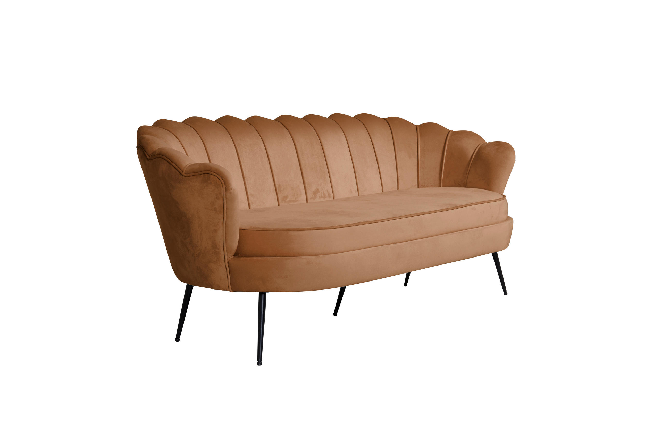 3-SITZER SOFA braun - Braun, Textil (78/79/181cm) - ebuy24