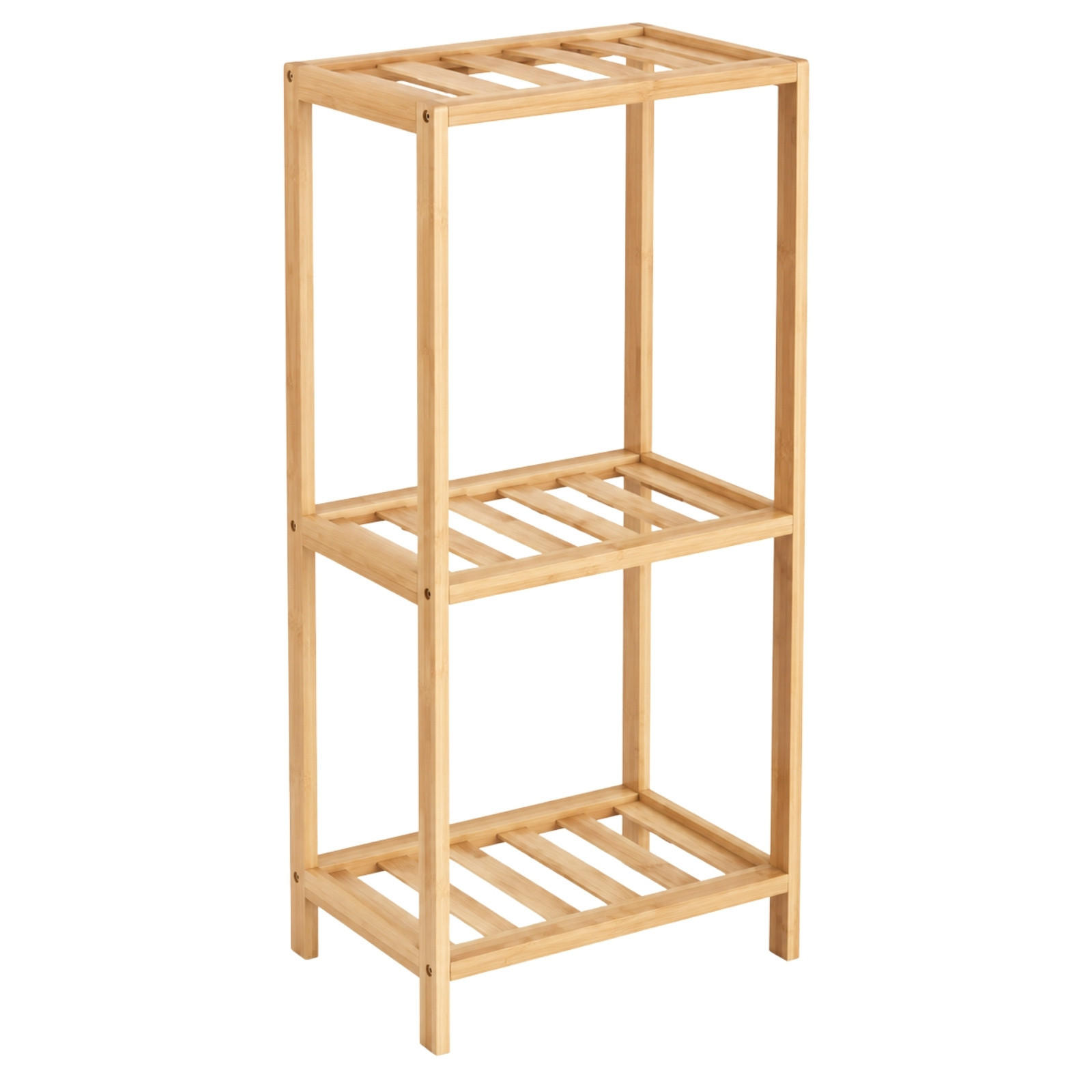 BAMBUSREGAL 35/20/84 cm - Beige, Naturmaterialen (20/84/35cm) - NUXIO