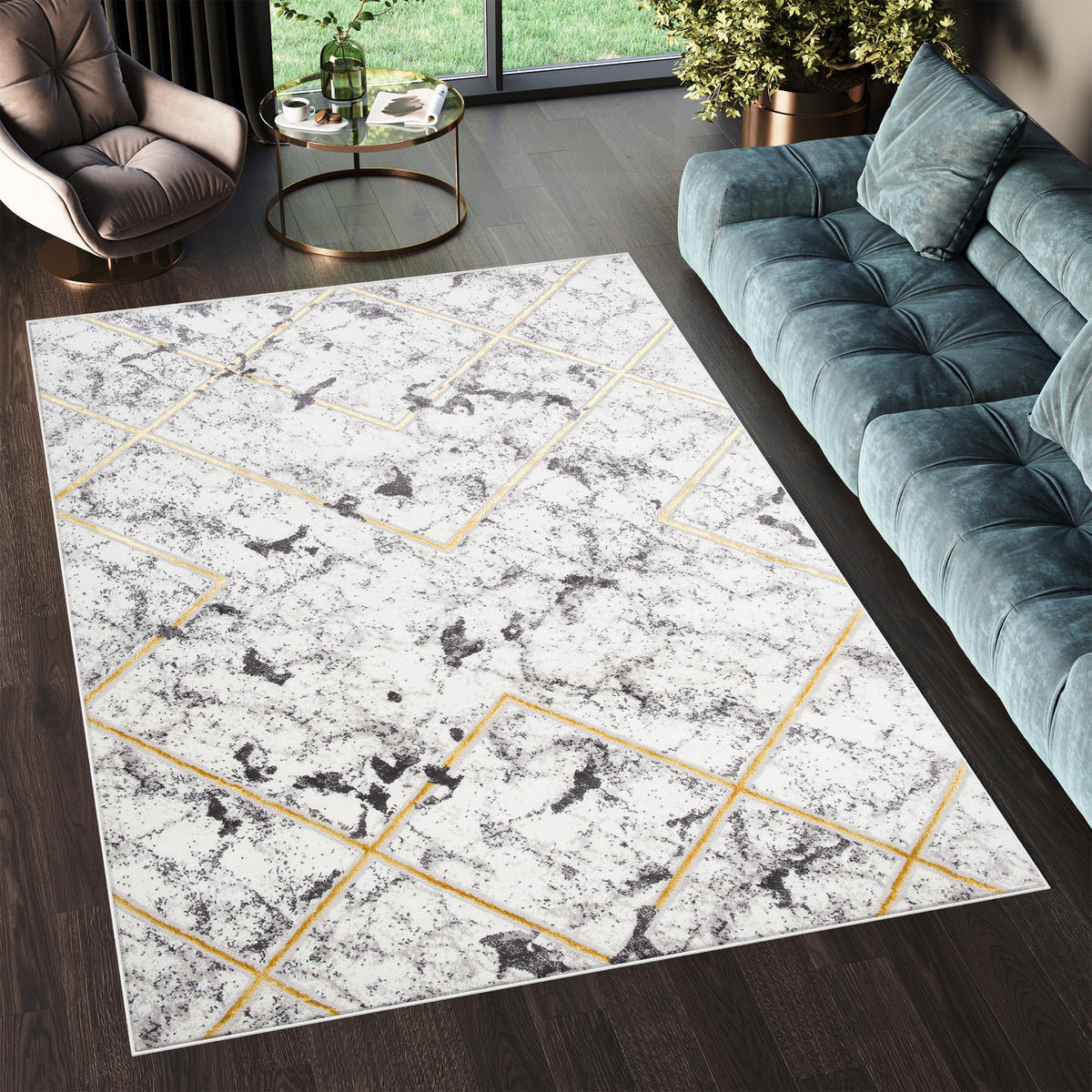 TEPPICH SHINE Creme 250/350 cm - Creme, Textil (250/350cm) - Tapiso