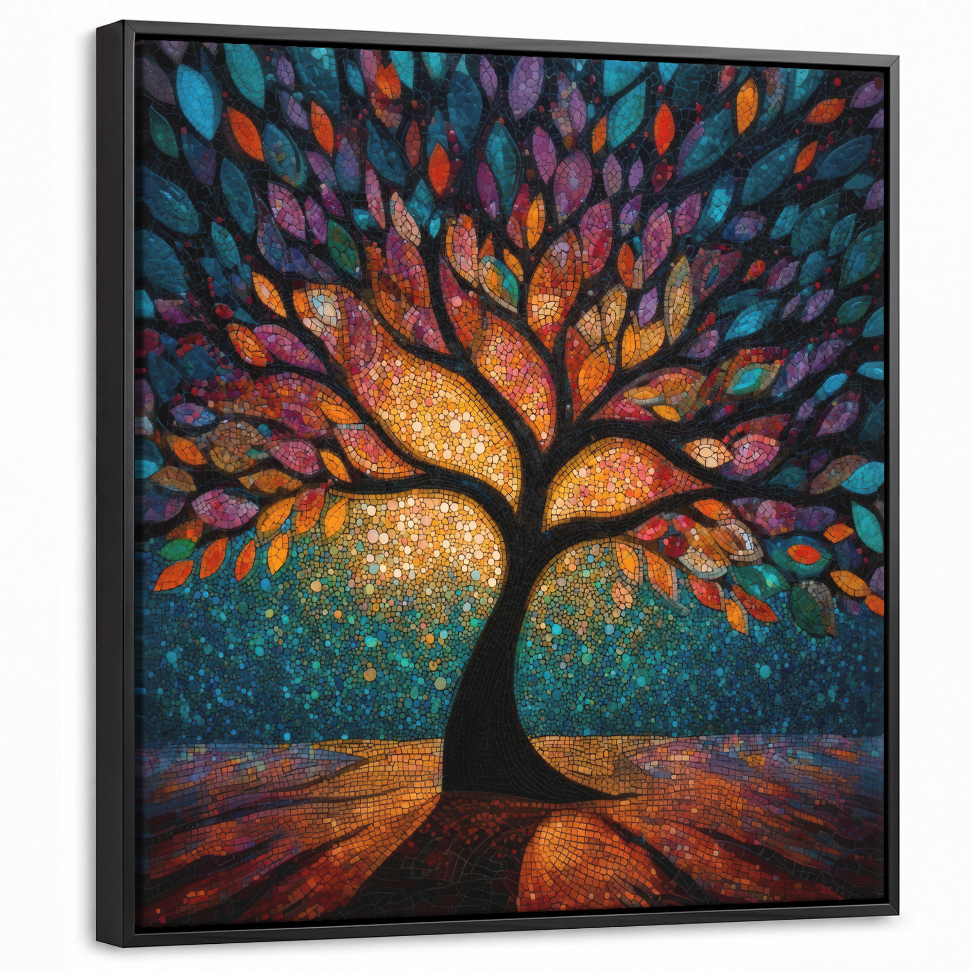 MuchoWow Leinwand Mehrfarbig 50x50 cm