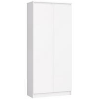 STANDREGAL Weiß 180/80/35 - Weiß, Holzwerkstoff (80/180/35cm) - RAUMHIRSCH FURNITURE