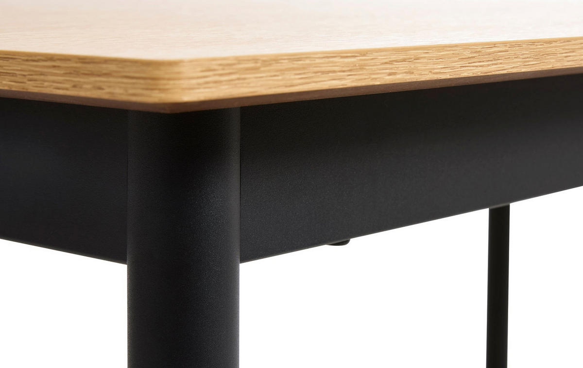 ESSTISCH Mogest 140 cm - Beige, Holzwerkstoff/Metall (85/140/75cm) - Selsey