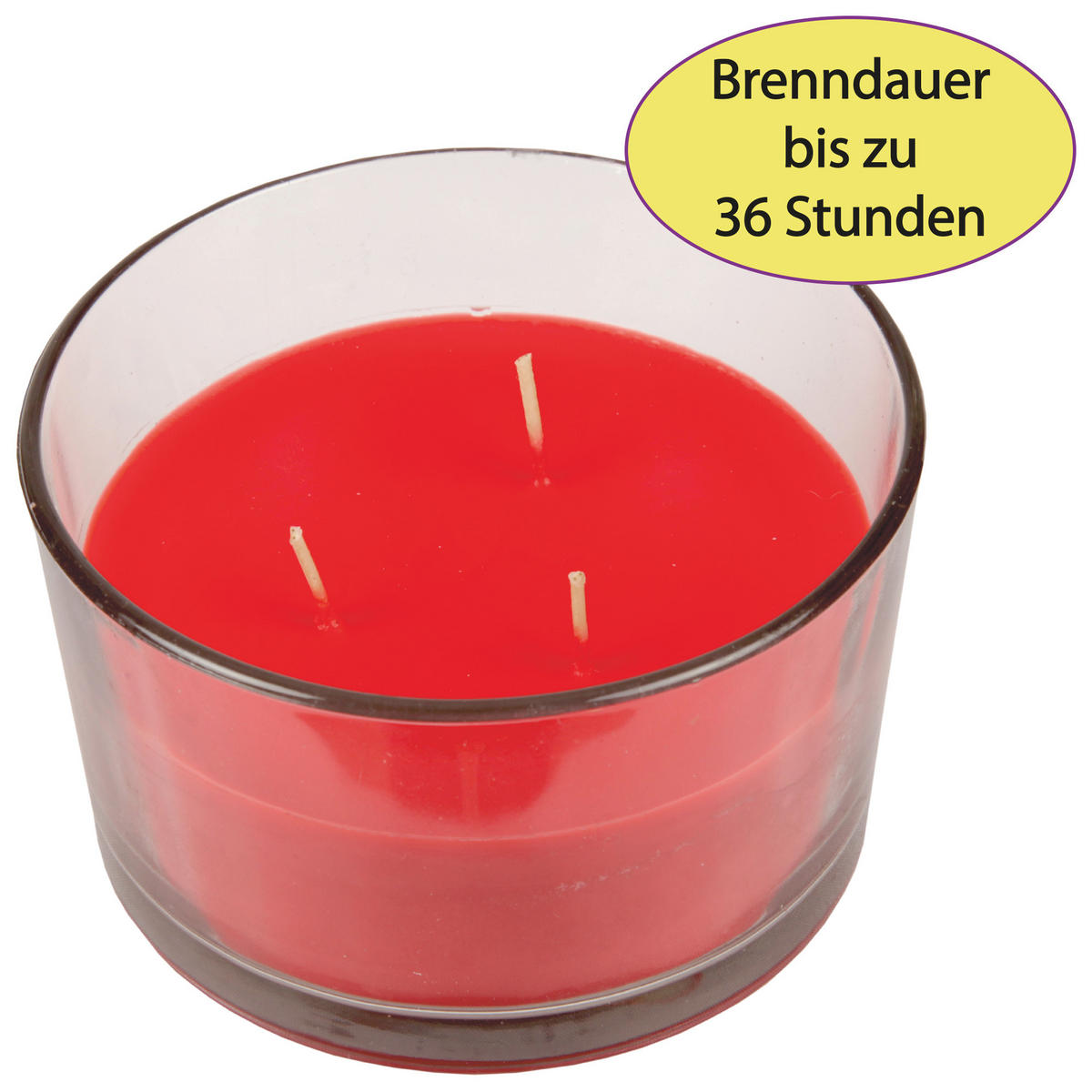 DUFTKERZE "Cocktail Edition" Daiquiri Strawberry - Rot, Naturmaterialien (13/8cm)