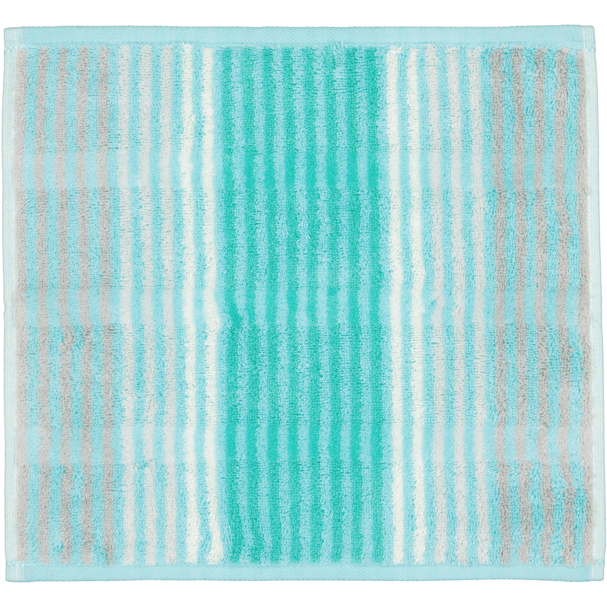 HANDTÜCHER NOBLESSE CASHMERE STREIFEN 1056 MINT - 14 - Blau, Textil (30/30cm) - Cawoe