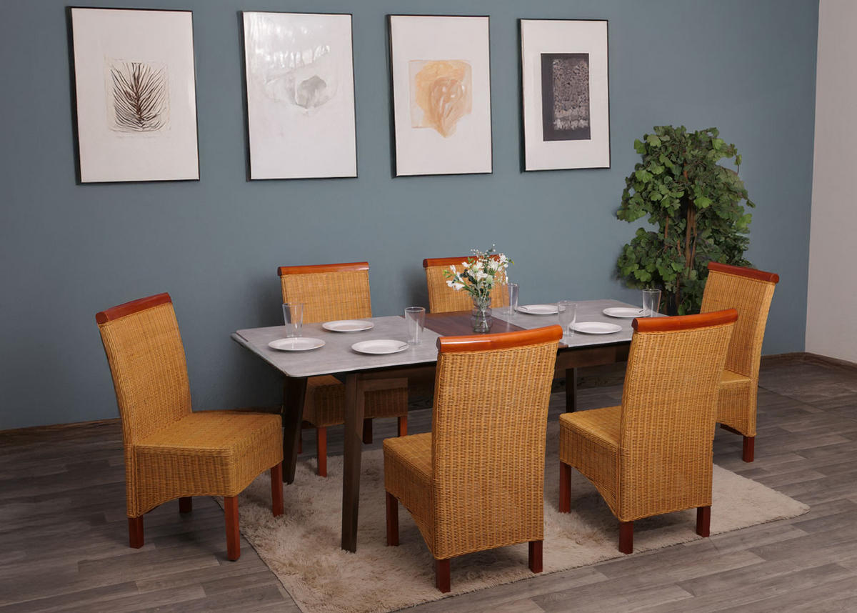 ESSZIMMERSTUHL Braun 2er-Set - Braun, Holz (46/96/42cm) - MCW