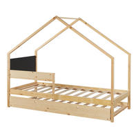 DOPPEL-KINDERBETT Sodankylä - Naturfarben, Holz (90/200cm) - [en.casa]