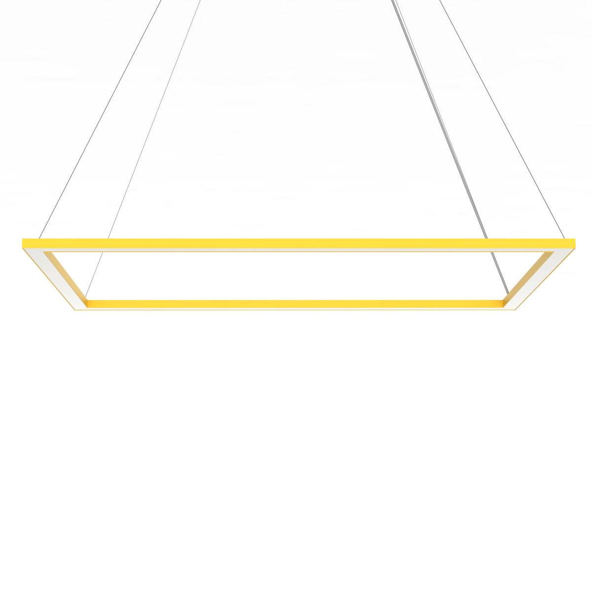 LED-HÄNGELEUCHTE - Gelb, Metall (60/90/100cm) - Lumicom