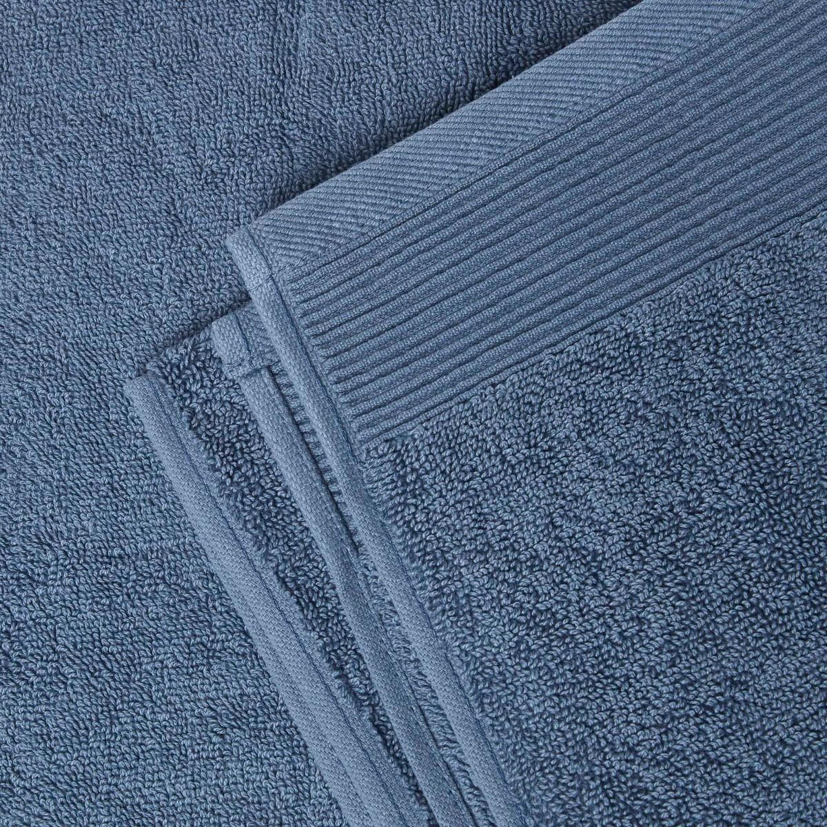 SEIFTUCH Excellence 2er-Set denimblau 30/30 cm - Blau, Textil (30/30cm) - Homescapes