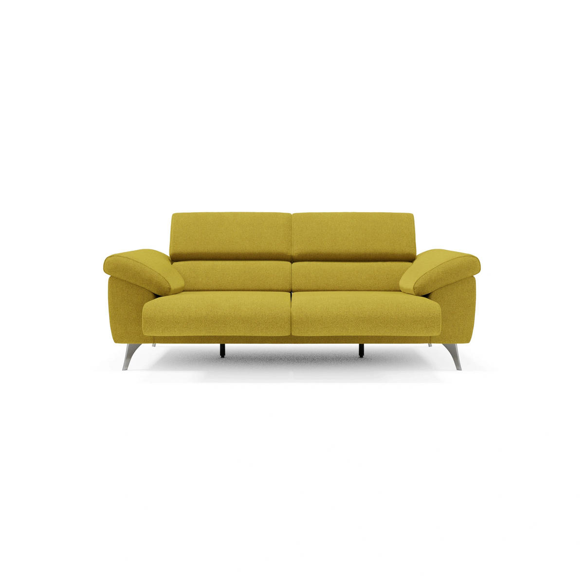 LINEARSOFA Donatello - Gelb, Metall (213/76/102cm) - Divani.store